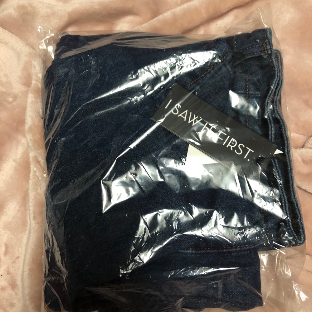 Dark Wash Ripped Jeans in size 10